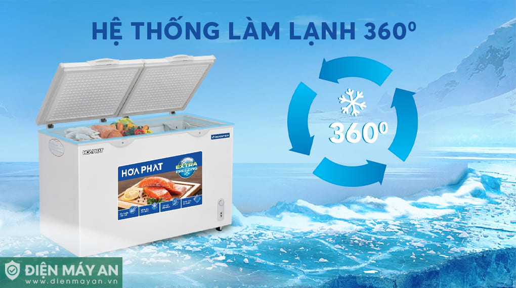 Tủ đông Hòa Phát Inverter 205 Lít HPF BD8205